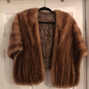 Real Fur Cape